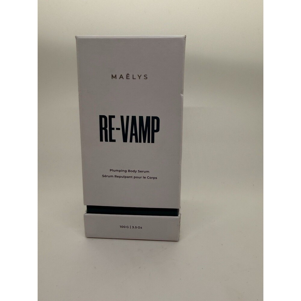 Maelys Re-Vamp Plumping Body Serum 3.5oz‎ e 100g NEW Vegan, Gluten Free MRSP $69